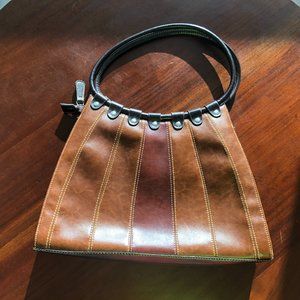 Brand new leather unique brown purse